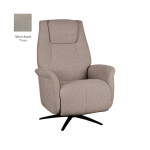 LABEL51 Fauteuil Stockholm - Taupe - Micro Suede - Elektrische