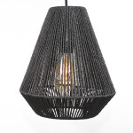 LABEL51 Hanglamp Ibiza - Zwart - Jute - 2-Lichts